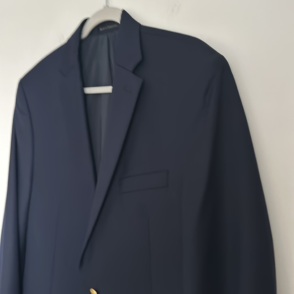 Lauren Ralph Lauren-Mens Blazer- Navy-Gold Buttons-Single Vent-Classic Size 41L - Picture 4 of 11